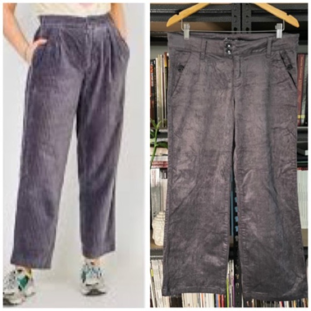 Foxy Jeans Corduroy Wide Straight Pants